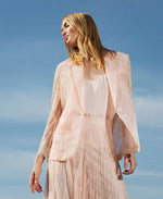 Blazer aus Organza und Spitze