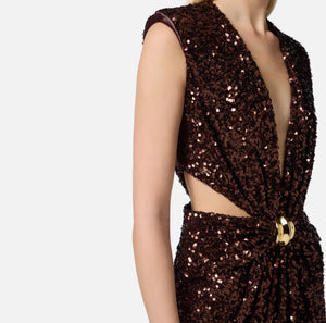 Red Carpet-Kleid aus Pailletten