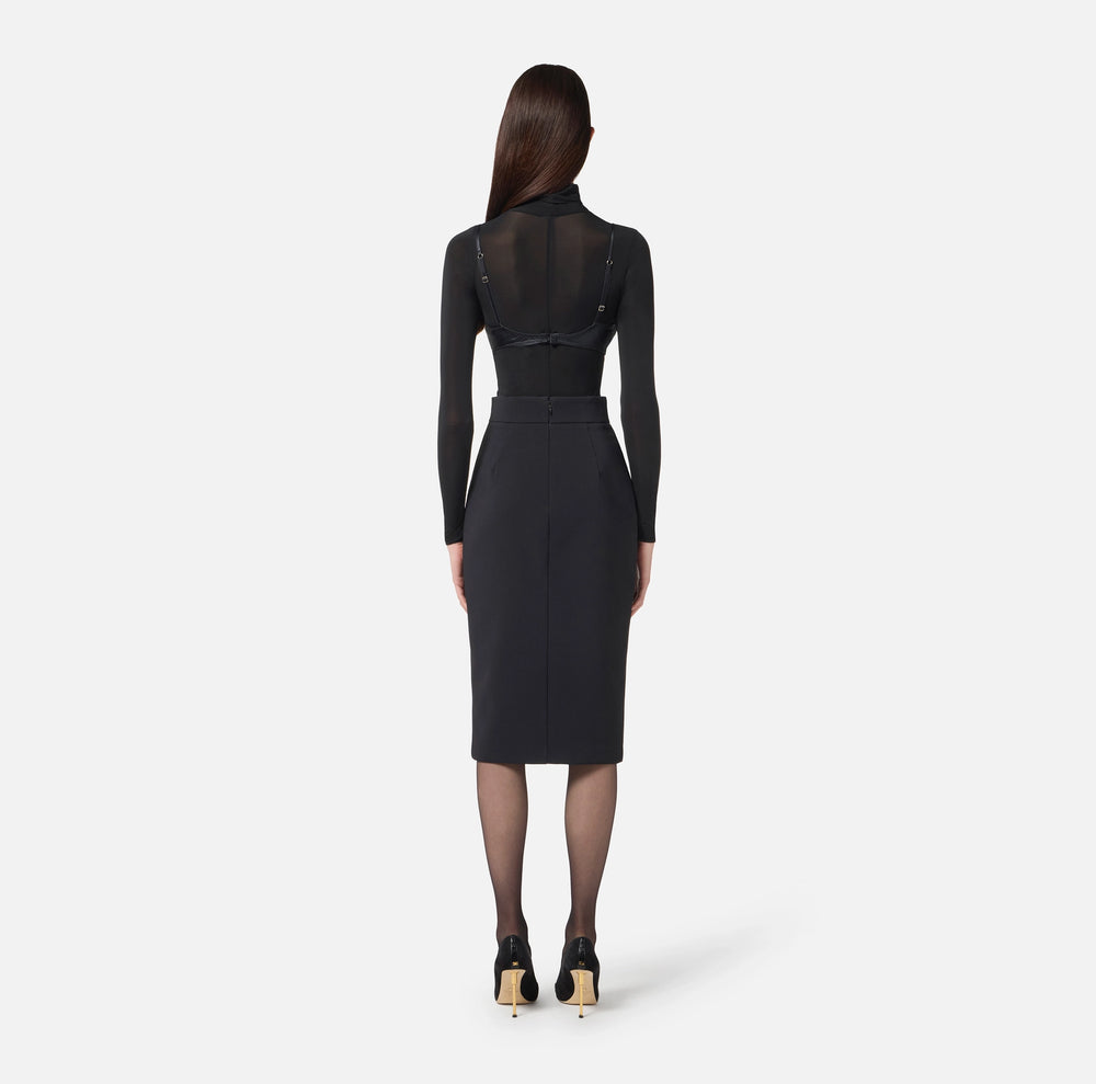 Body aus Jersey mit Schmuckdetail