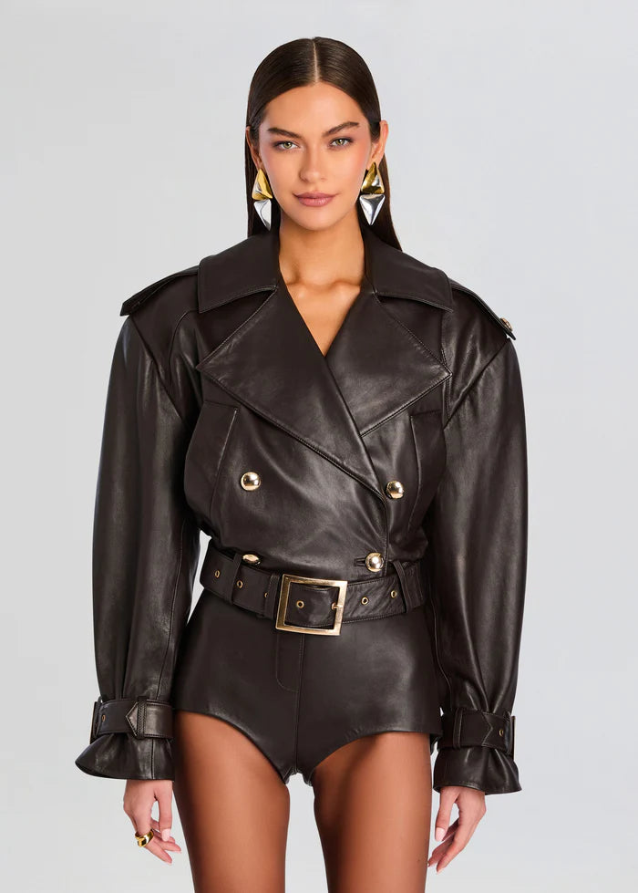 MALENE LEATHER JACKET