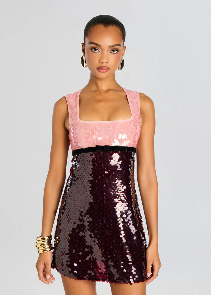 AMETHYST SEQUIN DRESS