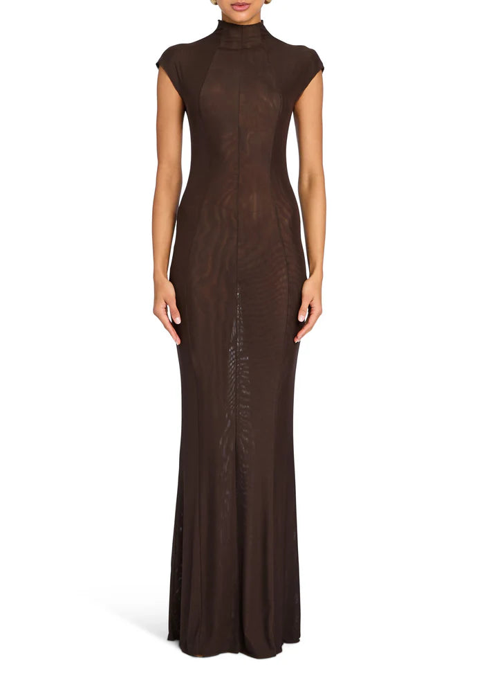 LAISSA MESH MAXI DRESS