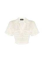 NANI CROCHET CROP POLO