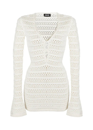 NORI CROCHET MINI DRESS