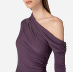 Asymmetrisches Kleid aus Jersey