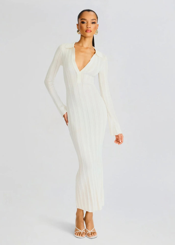 AZULA RIB KNIT MAXI DRESS