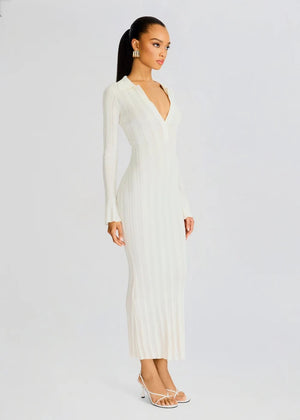 AZULA RIB KNIT MAXI DRESS