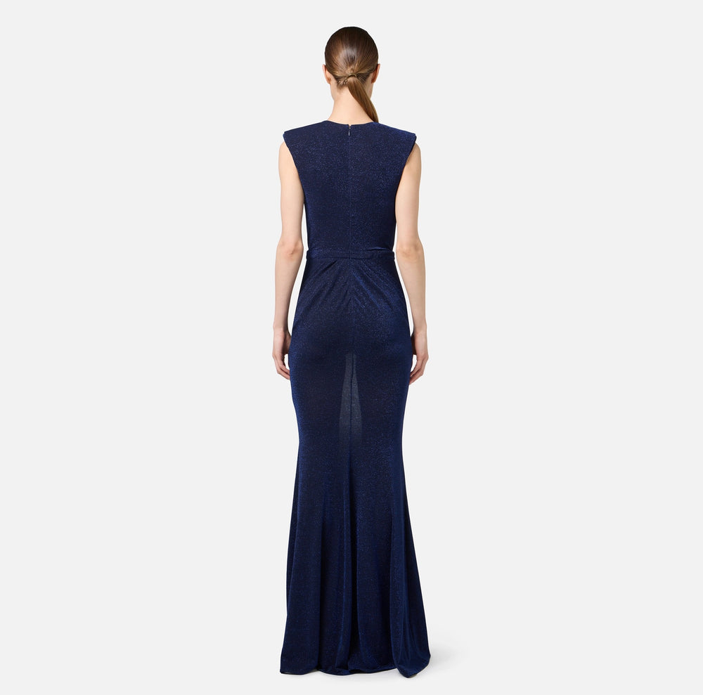 Red Carpet-Kleid aus Lurex-Jersey mit BH