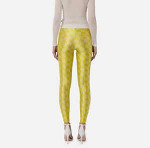 Leggings aus Lycra mit Logo-Print