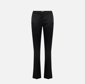 Hose aus Satin mit Schlitzen