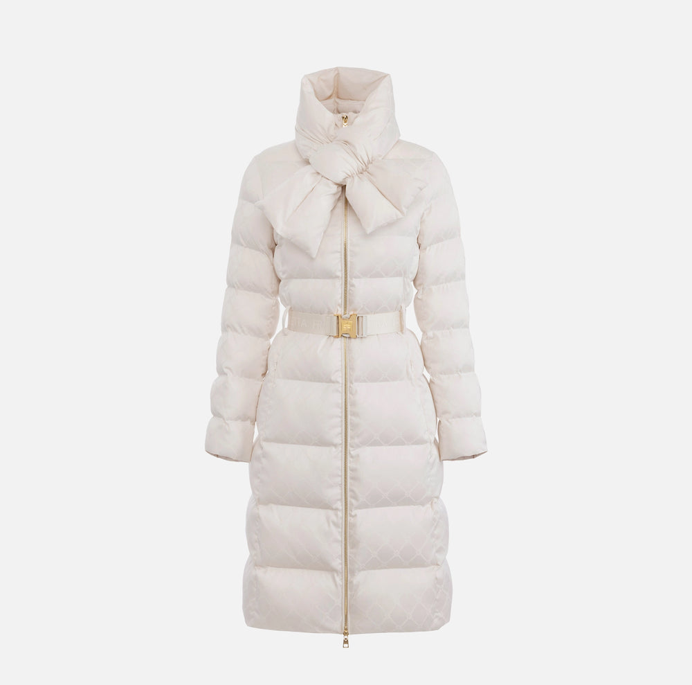 Steppjacke aus Segeltuch im Jacquard-Design