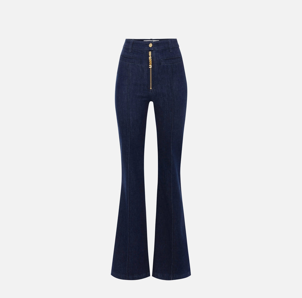 Jeans mit Schmuckreißverschluss