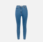 Skinny-Jeans mit Logo-Detail