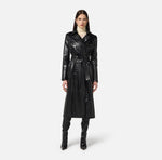 Trench con stampa cocco