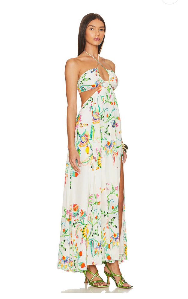 Susan Tropical Maxi-Kleid