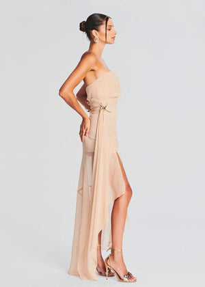 CHAYLYNN SILK CHIFFON DRESS