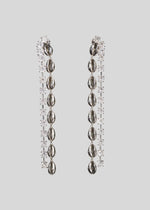 TYDE CRYSTAL SHELL DROP EARRINGS