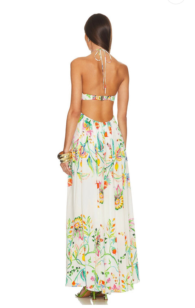 Susan Tropical Maxi-Kleid