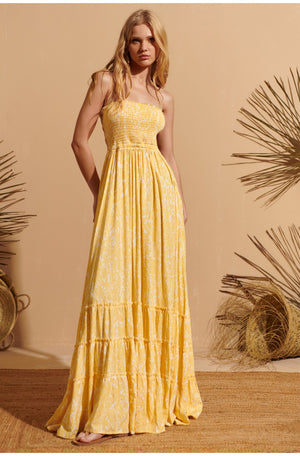 VESTIDO FORMENTERA YELLOW FETICHE SUANCES