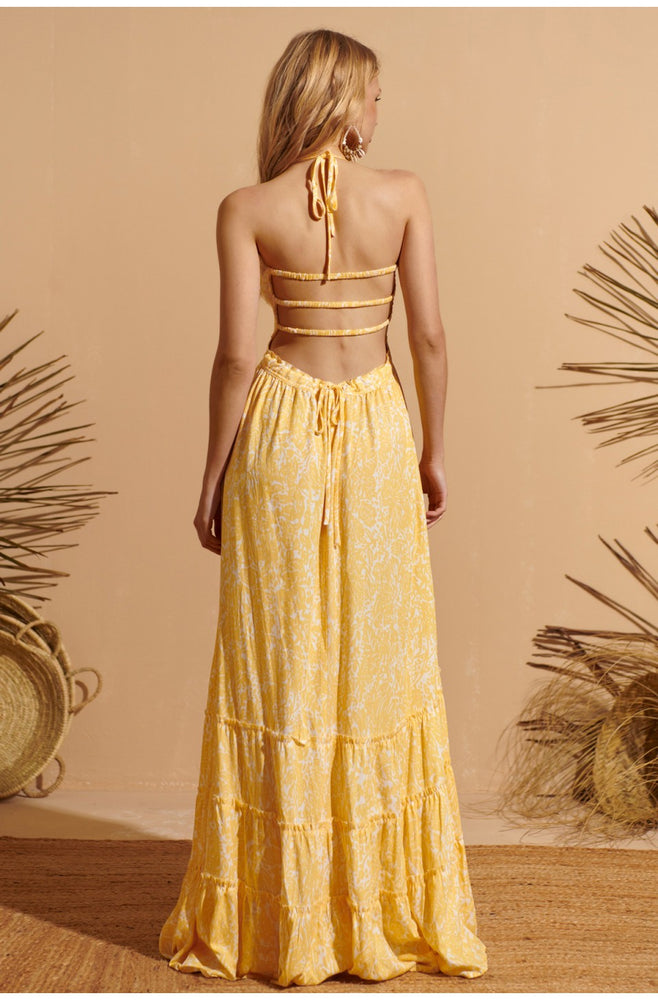 VESTIDO FORMENTERA YELLOW FETICHE SUANCES