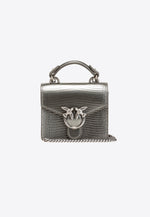 MICRO LOVE BAG TOP HANDLE LIZARD