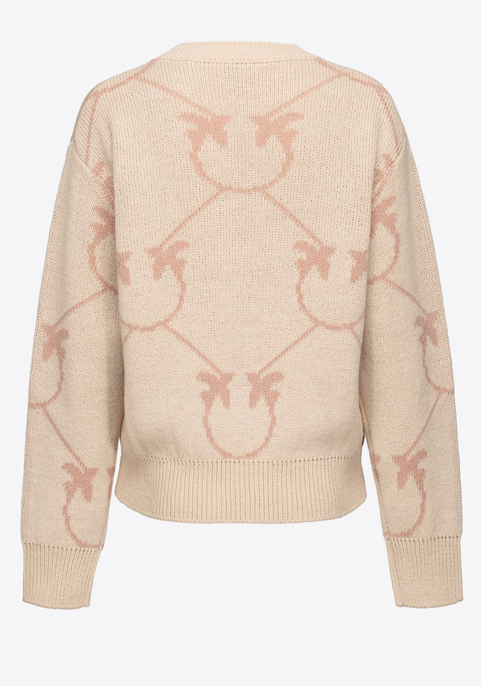 MONOGRAM JACQUARD PULLOVER