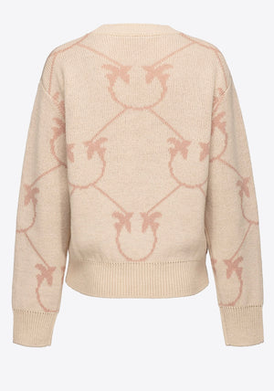 MONOGRAM JACQUARD PULLOVER