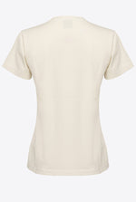 Basic T-Shirt mit Lippenprint